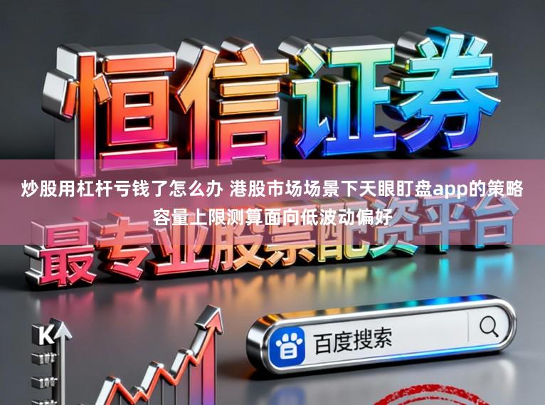 炒股用杠杆亏钱了怎么办 港股市场场景下天眼盯盘app的策略容量上限测算面向低波动偏好