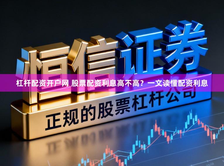 杠杆配资开户网 股票配资利息高不高？一文读懂配资利息