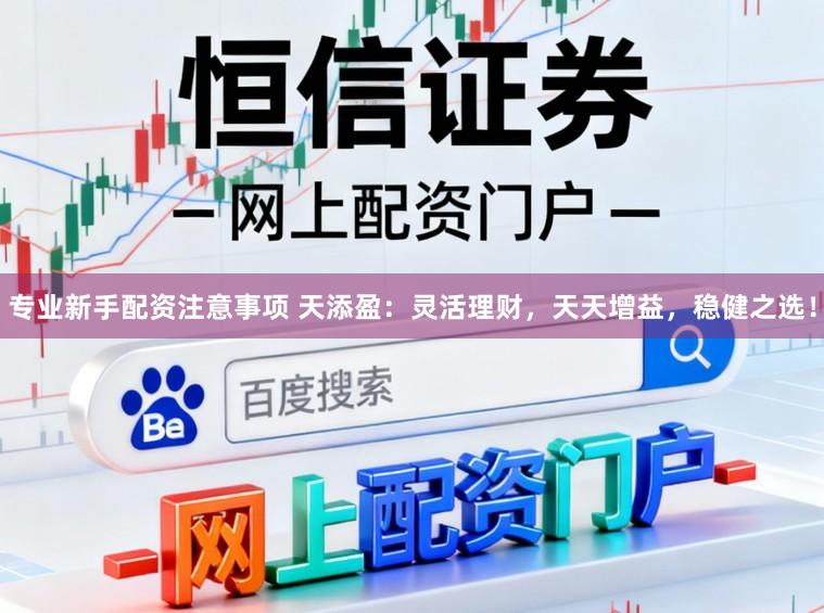 专业新手配资注意事项 天添盈：灵活理财，天天增益，稳健之选！