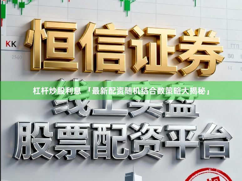 杠杆炒股利息 「最新配资随机结合数策略大揭秘」